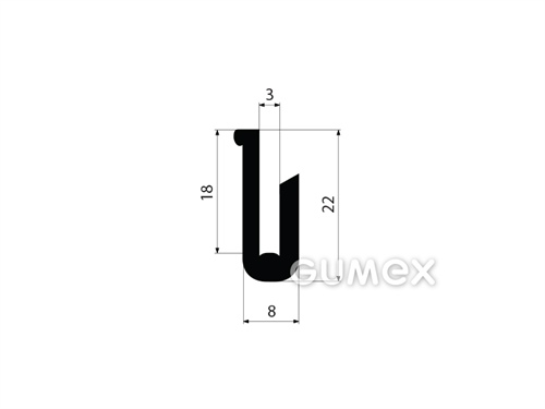 GUMMIPROFILE U-FORM - NBR